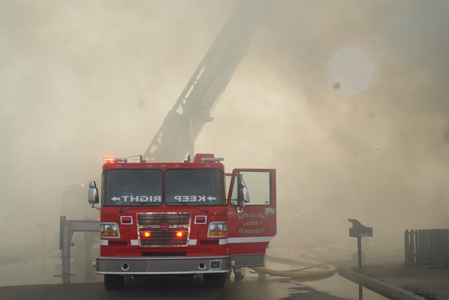 Ladder 1 in Smoke